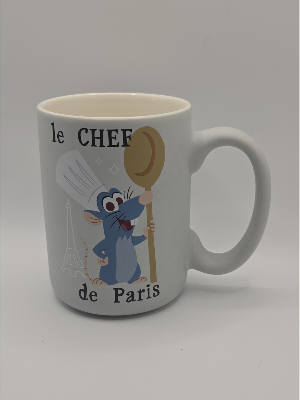 Disney Ratatouille Mug Le Chef De Paris Remy with Handle 16 Oz Soft Touch  B89